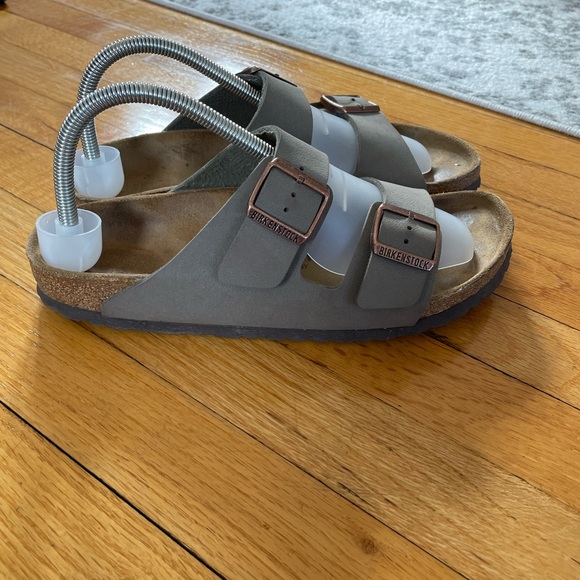 Birkenstock Shoes - Birkenstock stone Arizona birks size 42 women’s 11 men’s 9